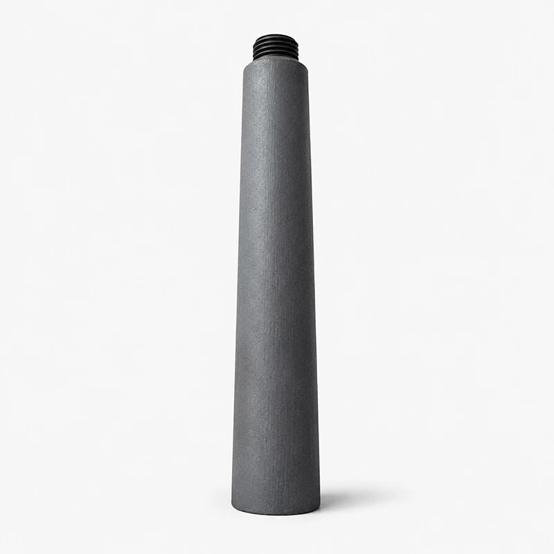Graphite rotor shaft coating detail